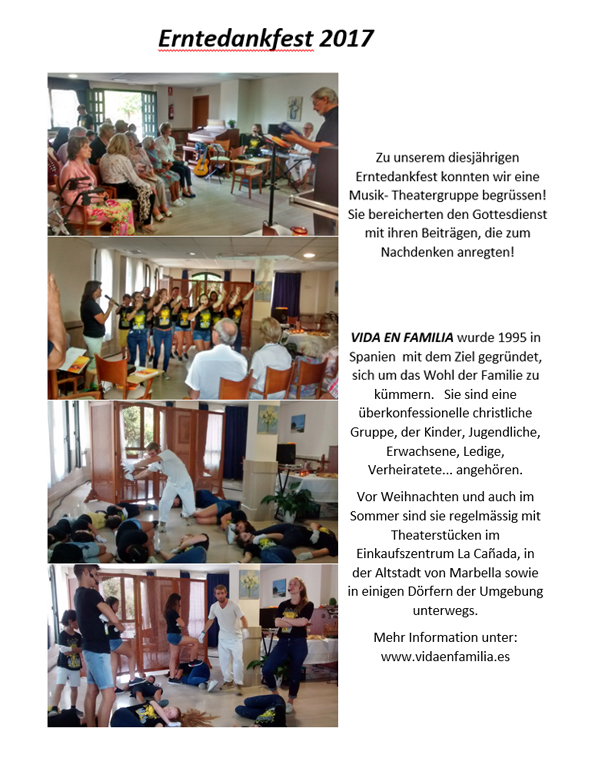 Erntedankgottesdienst 2017